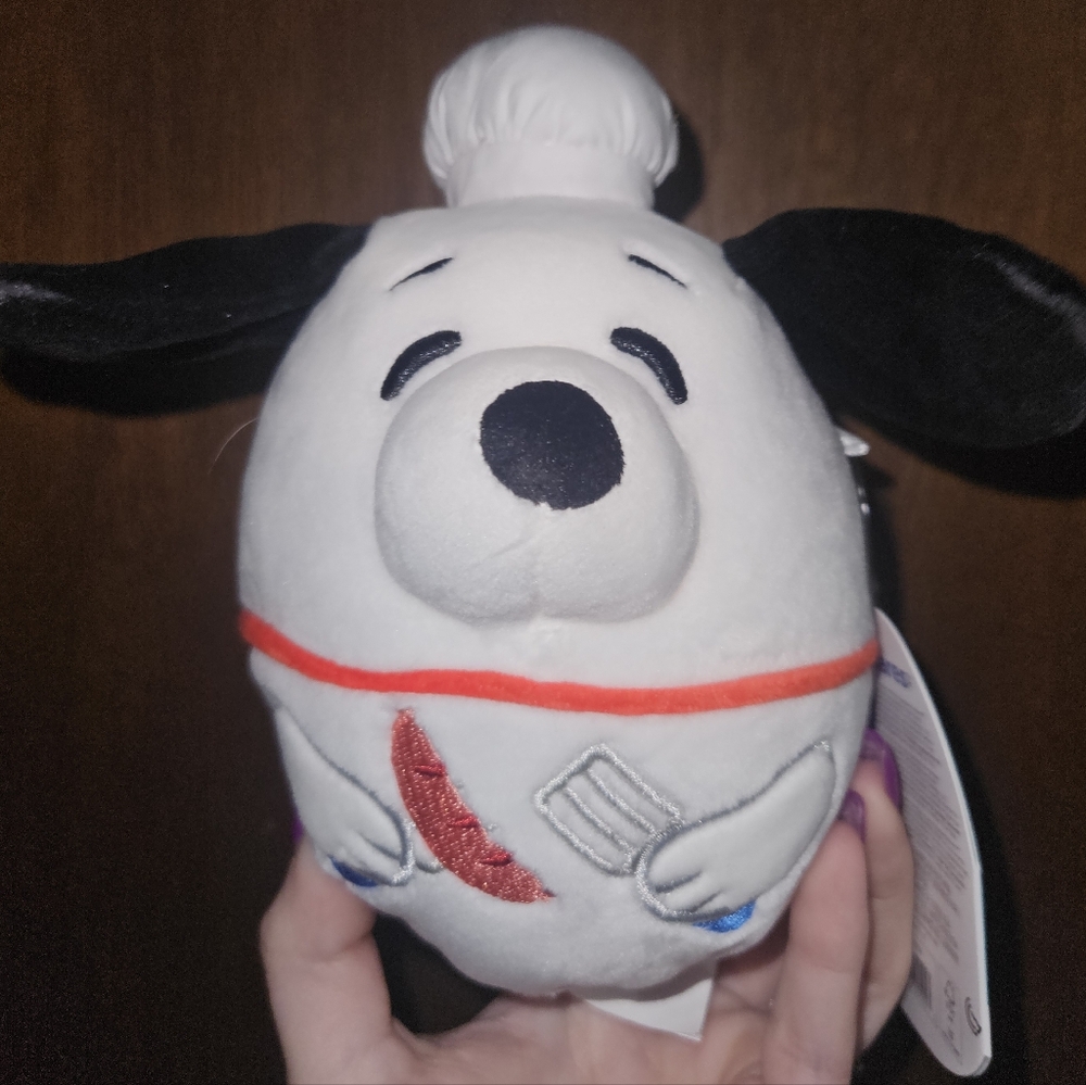 NWT Chef Snoopy Grilling Peanuts Squishmallow 5" Plush